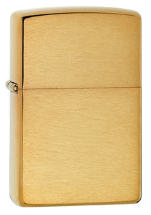 Zippo Classic Brushed Brass Lighter - Nalno.com Outdoor Equipment