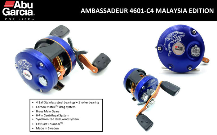 Abu Garcia fishing reel Ambassadeur 4601-C4 Malaysia Edition Round