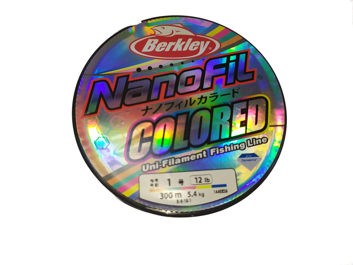 Berkley NanoFil Coloured Braided Line 300m PE 1-1.5 –  Outdoor  Equipment